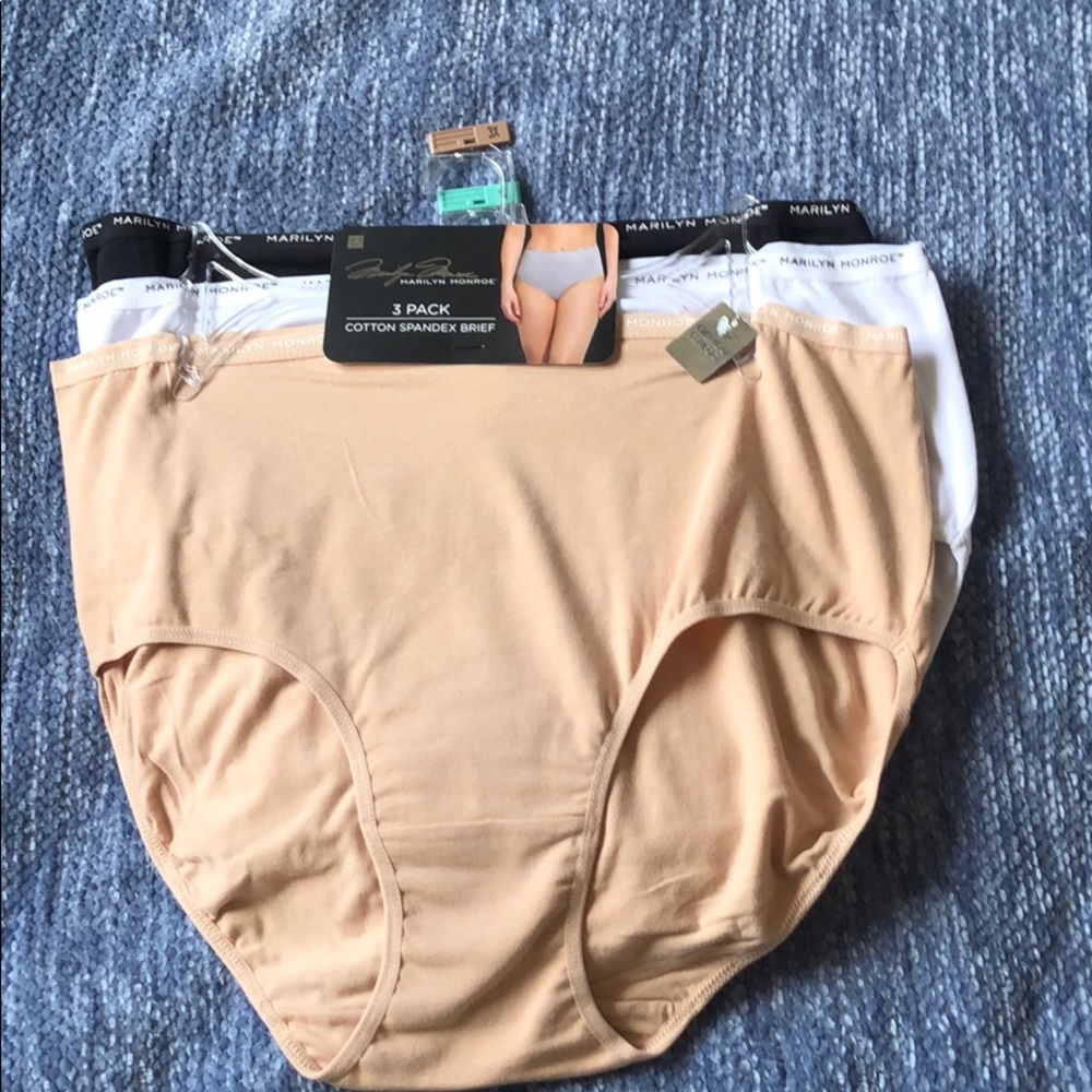 New! Marilyn Monroe 2 sets of 3 pack panties 3X